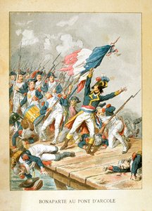 Napoleon ved Arcola-broen, 15. november 1796 av Unbekannt