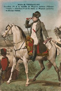 Napoleon i slaget ved Wagram, 1809, ca. 1910-tallet. av Unbekannt