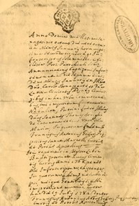 Napoleons fødselsattest, 21. juli 1771, 1921. av Unbekannt