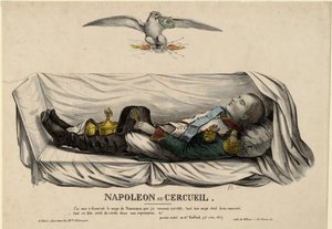 Napoleons kiste, ca. 1840 av Unbekannt