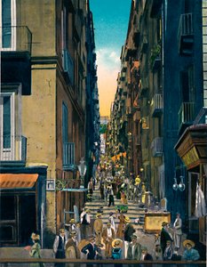Napoli - Gradoni Di Chiaia, ca 1900. av Unbekannt