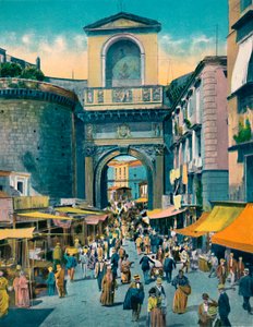 Napoli - Porta Capuana, ca 1900. av Unbekannt