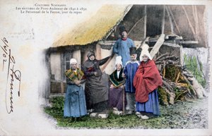 Innfødt drakt av Pont Audemer, Normandie, 1902 av Unbekannt