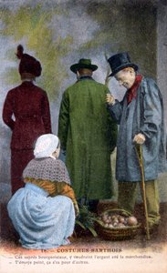 Sarthes innfødte drakt, ca 1900 av Unbekannt