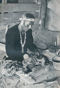 Navajo sølv og turkis smykker, 1931 av Unbekannt