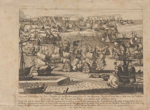Sjøslag mellom den russiske og osmanske flåten 13. juli 1788, 1788. av Unbekannt
