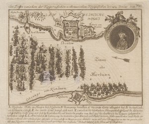 Sjøslag mellom den russiske og osmanske flåten 22. juni 1788, 1788. av Unbekannt