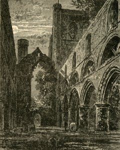 Nave of Dunkeld Cathedral, 1898. av Unbekannt