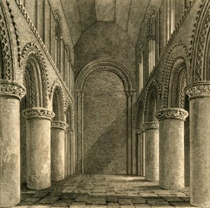 Skipet til Steyning kirke, 1835. av Unbekannt