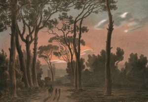 Nær Firenze, ca 1900. av Unbekannt