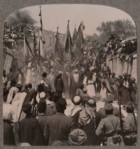 Nebi Musa prosesjon, c1900 av Unbekannt