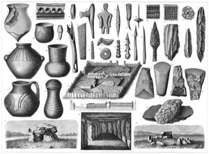 Neolittiske antikviteter, 1901 av Unbekannt