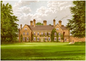 Nether Hall, Suffolk, hjemmet til Greene-familien, c1880 av Unbekannt