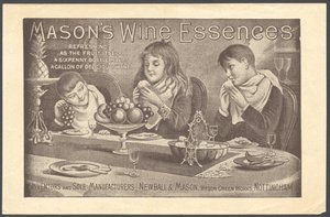 Newball and Mason Wine Essences, 1890-tallet av Unbekannt