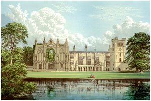 Newstead Abbey, Nottinghamshire, hjemmet til Webb-familien, c1880 av Unbekannt