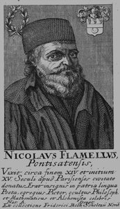 Nicolas Flamel 1330-1418 av Unbekannt