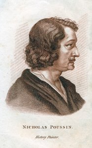 Nicolas Poussin , fransk klassisk maler, 1800-tallet av Unbekannt