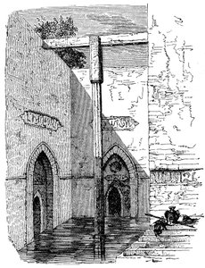 Nilometer på øya Roda, Kairo, Egypt, c1895 av Unbekannt