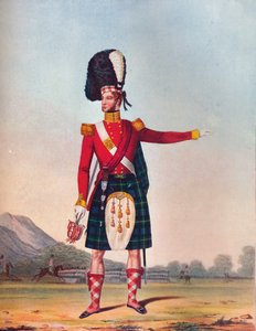 Offiser for 92nd Highland Regiment of Foot, c1833. 1914 av Unbekannt