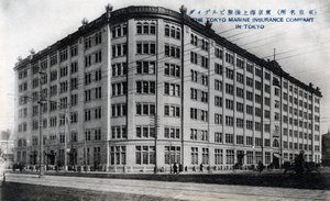 Kontorer til Tokyo Marine Insurance Company, Tokyo, 1900-tallet av Unbekannt