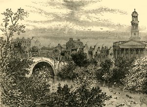 Alte Brücke über den See, Regents Park, 1847, um 1876 von Unbekannt