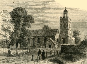 Old Camberwell Church i 1750, c1878. av Unbekannt