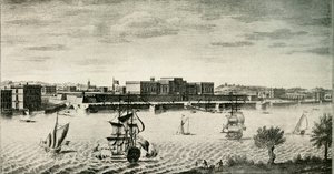 Gamle Fort William, fra elven, 1754, 1925. av Unbekannt
