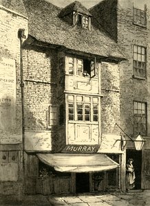 Gamle hus i Wych Street, 1881. av Unbekannt
