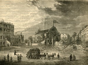 Old Kensington Church, ca 1750, c1876. av Unbekannt