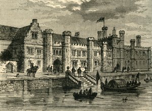 Old Palace of Greenwich, i 1630, c1878. av Unbekannt