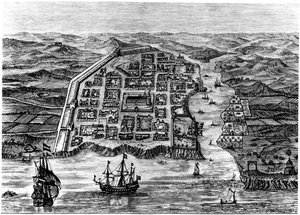 Gamle Santo Domingo by, 1873 av Unbekannt