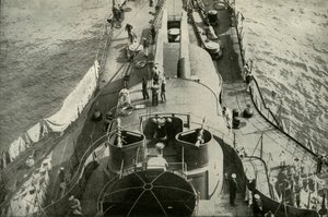 On Board A French Dreadnought, 1919. av Unbekannt