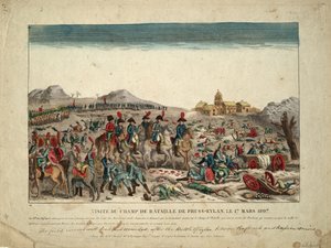 På slagmarken ved Eylau, 1807 av Unbekannt