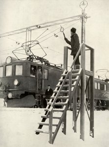 På Lapplandsekspressens rute, 1935-36. av Unbekannt