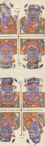 Ett hundre og trettifem treblokktrykk inkludert nyttårsbilder nianh..., 1800- og 1900-tallet. av Unbekannt