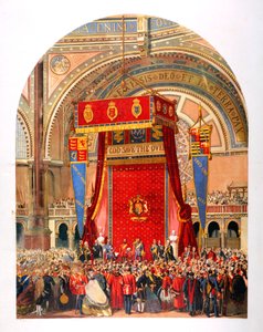 Åpning av den internasjonale utstillingen, 1862 av Unbekannt