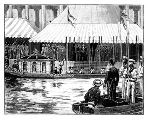 Åpning av London Coal Exchange, Royal Procession, Custom-House Quay, London, c1888 av Unbekannt
