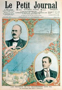 Åpning av trådløs telegrafforbindelse mellom Paris og Casablanca, 1907 av Unbekannt