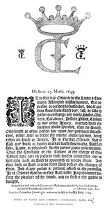 Lords and Commons Order angående våpen, 16431644, 1893 av Unbekannt