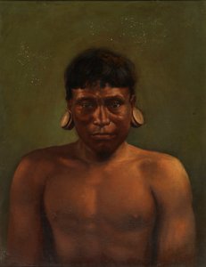 Orejon Indian, ca. 1890-1892. av Unbekannt