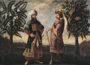 Orientalerne, ca 1681-1682 av Unbekannt