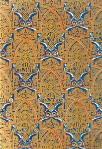 Ornament i paneler på veggene, Hall of the Ambassadors, 1907. av Unbekannt