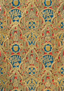 Ornament på veggene, Hall of the Abencerrages, 1907. av Unbekannt