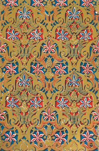 Ornament over smerter ved inngangen til Lions Court, 1907. av Unbekannt