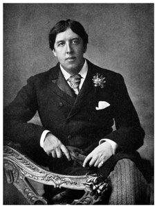 Oscar Wilde, irskfødt dramatiker og vidd, c1891 1956 av Unbekannt