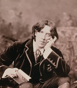 Oscar Wilde, irskfødt dramatiker og vidd, 1882 av Unbekannt