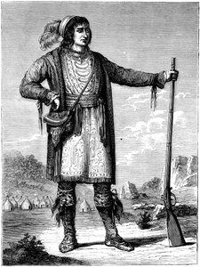 Osceola, sjef for Seminoles, c1837 c1880 av Unbekannt