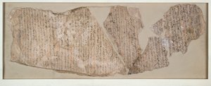 Ostracon, innskrevet i hieratisk, XIX. dynasti c1292 f.Kr. - c1190 f.Kr. av Unbekannt