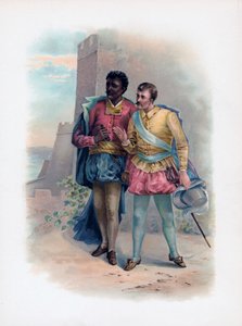 Othello og Iago, 1891 av Unbekannt