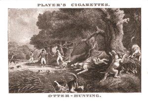 Otter-jakt, 1924. av Unbekannt